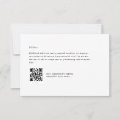 AANGEPASTE RSVP MENU SJABLOON - EIGEN KLEUR / AFBE (Achterkant)