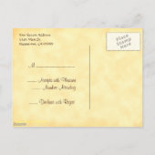 Aangepaste RSVP Poppies Cornflowers Briefkaart (Achterkant)