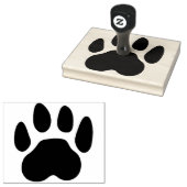 Aangepaste Rubber Stamp Paw Print Rubberstempel (Gestempeld)