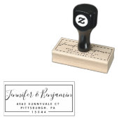 Aangepaste rubberen stempel geblokkeerd in (Gestempeld)