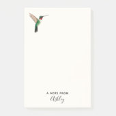 Aangepaste ruby-thromingbird notities post-it® notes (Voorkant)