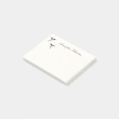 Aangepaste ruby-thromingbird Post-it Notes (Schuin)