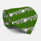 Aangepaste rugby stropdas (Opgerold)