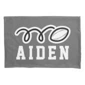 Aangepaste rugbysportkast voor kinderkamer kussensloop (Voorkant)