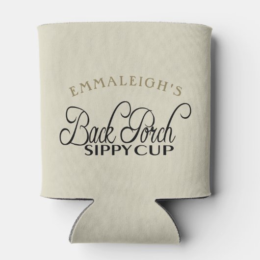 Aangepaste rugzak met Sippy Cup Blikjeskoeler (Achterkant)