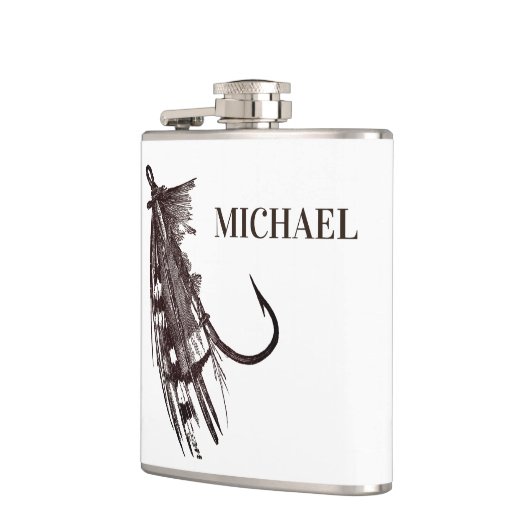 Aangepaste Rustic Geviste luure Vaderdag Heupfles (Links)