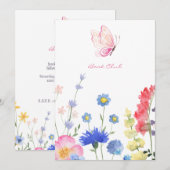 Aangepaste rustieke bloemenboekenclub kaart (Voorkant / Achterkant)