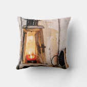 Aangepaste Rustieke Boerderij Lantaarnlamp  Hout Kussen (Achterkant)