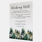 Aangepaste rustieke bos bruiloft wensen goed teken acryl bord (Hoek)