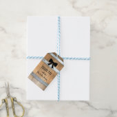 Aangepaste Rustige Labels met boog Cadeaulabel (Met Touw)