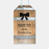 Aangepaste Rustige Labels met boog Cadeaulabel (Voorkant)