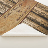 Aangepaste Rustige schroefdop, Huwelijkscadeaus Sherpa Deken (3/4)