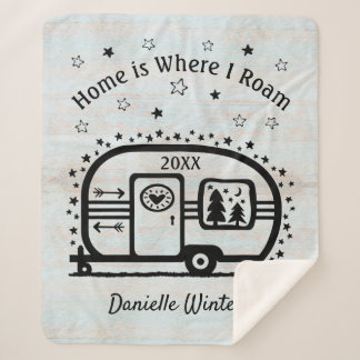 Aangepaste Rustische Camping Trailer Rv Lifestyle Sherpa Deken