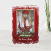 Aangepaste rustzonegroet feestdagen kaart (Voorkant)