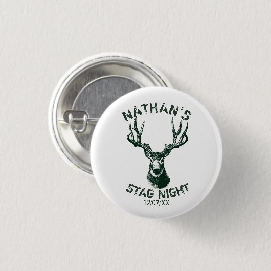Aangepaste 's nachts Antlers Ronde Button 3,2 Cm (Voorkant /achterkant)