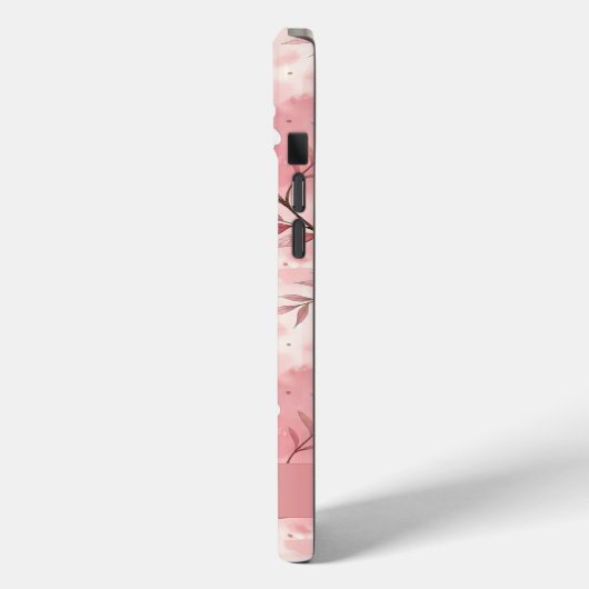 Aangepaste Sakura bloem patroon roze Case-Mate iPhone Case (Achterkant / Links)