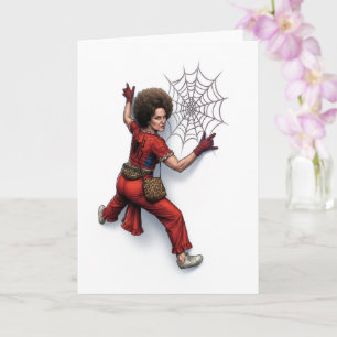 Aangepaste Sally O'Malley Spider-Man Superheld Fan Kaart