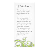 AANGEPASTE SALON & SPA RACK KAART (Achterkant)