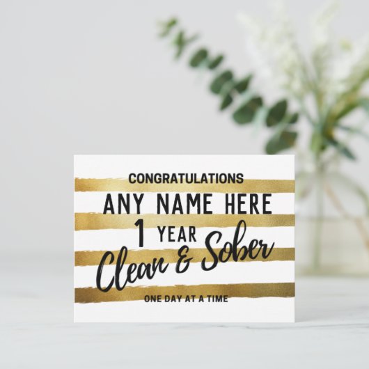 aangepaste samenleving - herstelmijlpaal in twaalf briefkaart (Staand voorkant)