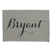 aangepaste samenstellende namen of initialen kussensloop (Voorkant-Links)