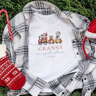 Aangepaste Santa Train Matching Familie Kerstmis S T-shirt