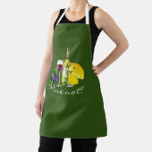 Aangepaste Sassy Slimme Wijn Pun "Wijn niet" Schort (Insitu)