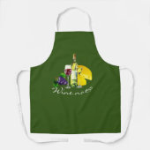 Aangepaste Sassy Slimme Wijn Pun "Wijn niet" Schort (Voorkant)