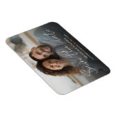 Aangepaste Save the Date Wedding Verloving Foto Magneet (Rechterzijde)