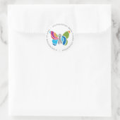 Aangepaste SBTF-Sticker Ronde Sticker (Tas)