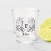 Aangepaste scharnierende wasbakens shot glas (Voorkant)