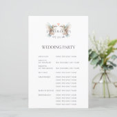 Aangepaste Schattige Hummingbird Full Wedding Prog (Staand voorkant)
