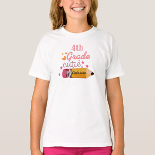 Aangepaste Schattigee Back To School potlood voor  T-shirt