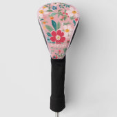 Aangepaste Schattigee  Bloem Cadeaus voor Vrouwen  Golfheadcover (Voorkant)