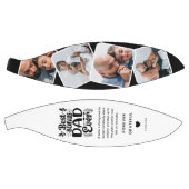 Aangepaste Schattigee Bonus Vader 4 Foto & Quote V Basketbal (Panelen)