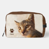 Aangepaste Schattigee Huisdier Kitten Kat Hond Fot Toilettasje (Achterkant)