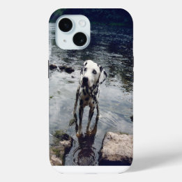 Aangepaste Schattigee huisdier vriend foto uploade iPhone 15 Hoesje