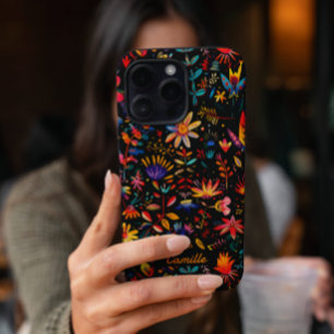 Aangepaste Schattigee  Kleurrijke Botanische Kunst iPhone 16 Pro Hoesje