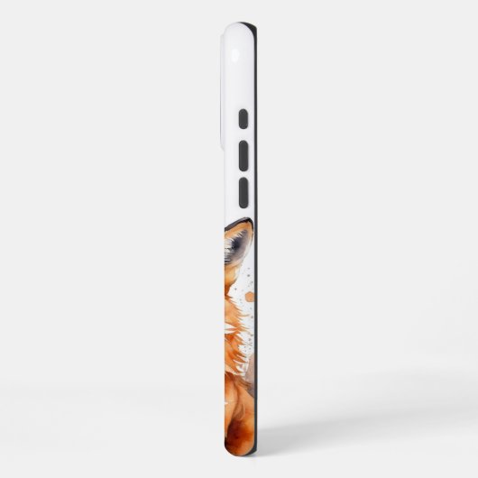 Aangepaste Schattigee Knuffelvossen Vossenpaar Lie iPhone Hoesje (Linkerkant)