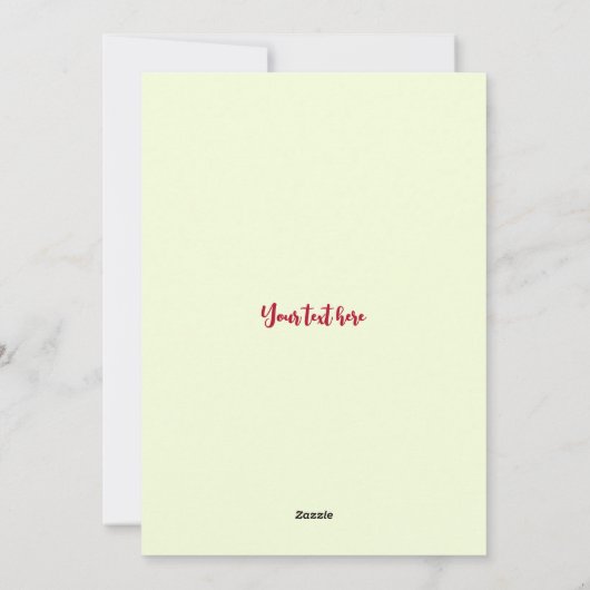 Aangepaste Schattigee Meowy Christmas Cartoon Cats Feestdagenkaart (Achterkant)