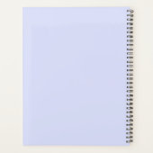 Aangepaste Schattigee Paarse Minimal 2025 Kalender Planner (Achterkant)
