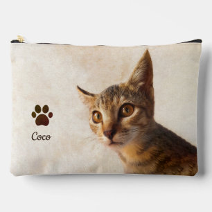 Aangepaste Schattigee Pet Kitten Kat Fotosjabloon Etui