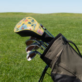 Aangepaste Schattigee Retro Flower Gifts voor Dame Golfheadcover (Insitu)