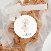 Aangepaste Schattigee roze muis Sticker