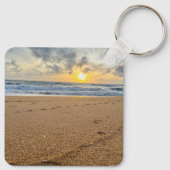 Aangepaste Schattigee Twee Foto Dubbelzijdig Geper Sleutelhanger (Achterkant)