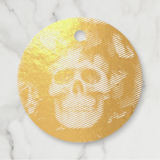 Aangepaste schedel Stickers Bedankjes Labels (Voorkant)