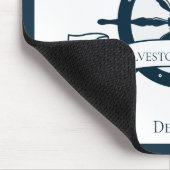 Aangepaste scheepvaartboot Nautical Wheel Boat kap Muismat (Hoek)