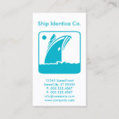 aangepaste scheepvaartmaatschappij visitekaartje (Voorkant)