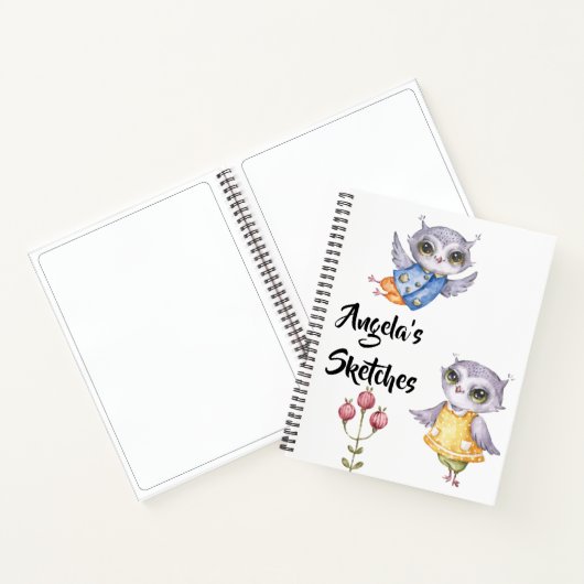 Aangepaste schets notitieboek (Binnen)