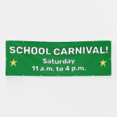 Aangepaste School Carnaval Banner (Horizontaal)