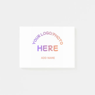 Aangepaste school logotekst Post-it-notities Post-it® Notes